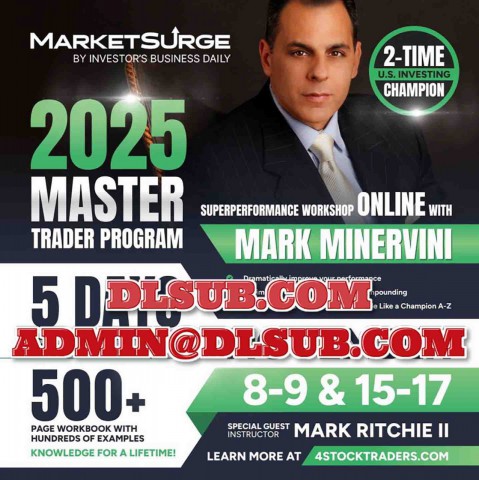 Promotional training system image of Mark Minervini - Master Trader Program 2025 course program